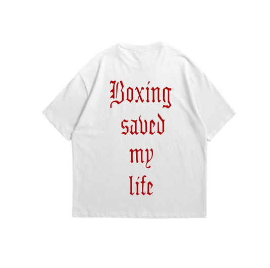 Boxing saved my life - Oversized tee